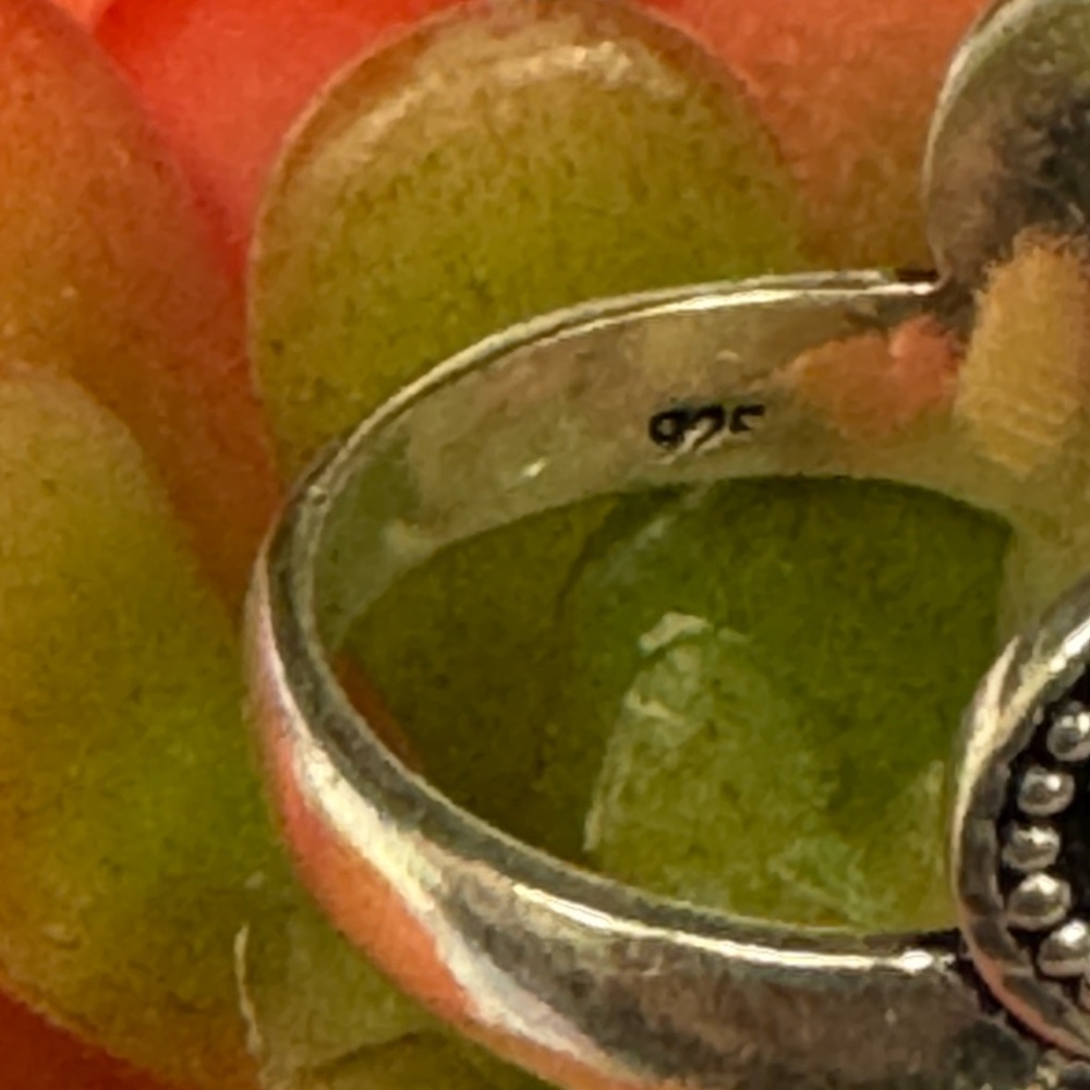 Moonstone Dragonfly Silver Ring - image 8